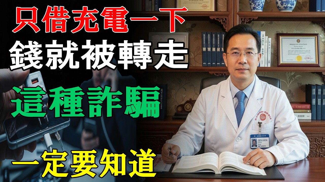 手機詐騙手法全新升級！充電10分鐘就被盜走10萬塊！資安專家揭秘「充電詐騙術」，趕緊提醒家人！#生活經驗 #百科密碼 #詐騙案例