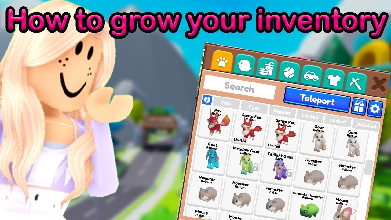 How to grow your inventory inside of ROPETS!!!