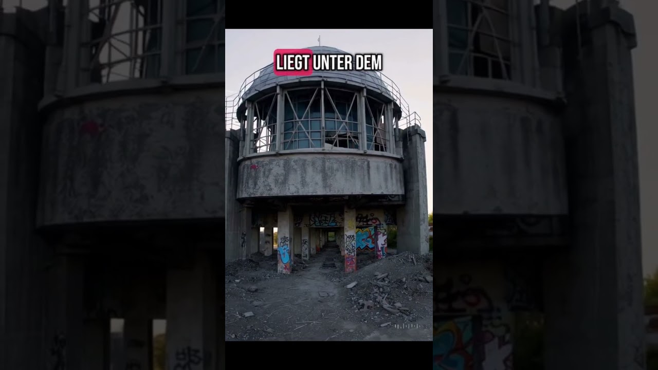 Lostplace Berlin Teufelsberg: &uuml;ber einer Nazi-Uni und Weltkriegs-Tr&uuml;mmer 😱 #ki #berlin #lostplace