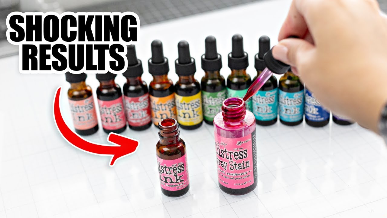 MAKE YOUR OWN Distress SPRAYS With Reinkers!