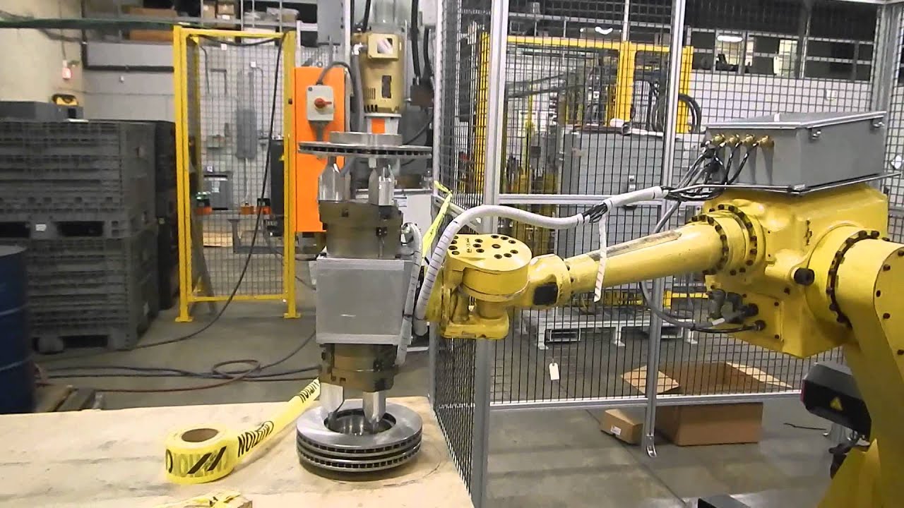 Robotic Brake Disk Rework\ Inspection Cell