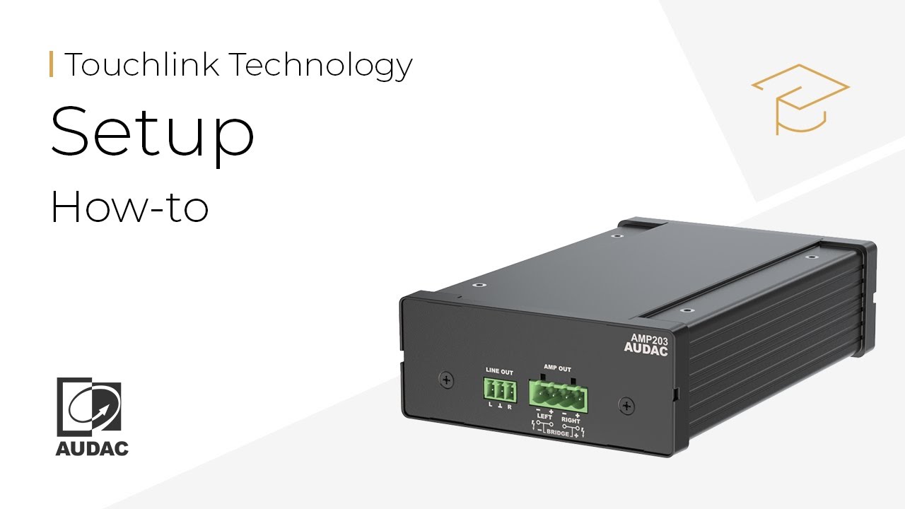 How to set up virtual audio zones (TouchLink™) in AUDAC Touch™ and on the device