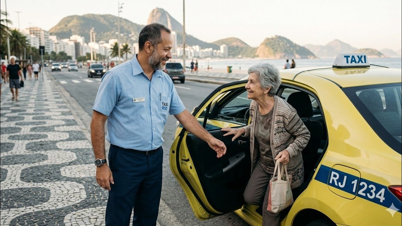 Meu filho me enfiou No taxi com 10 Reais - Não tem mais espaço pra você aqui.