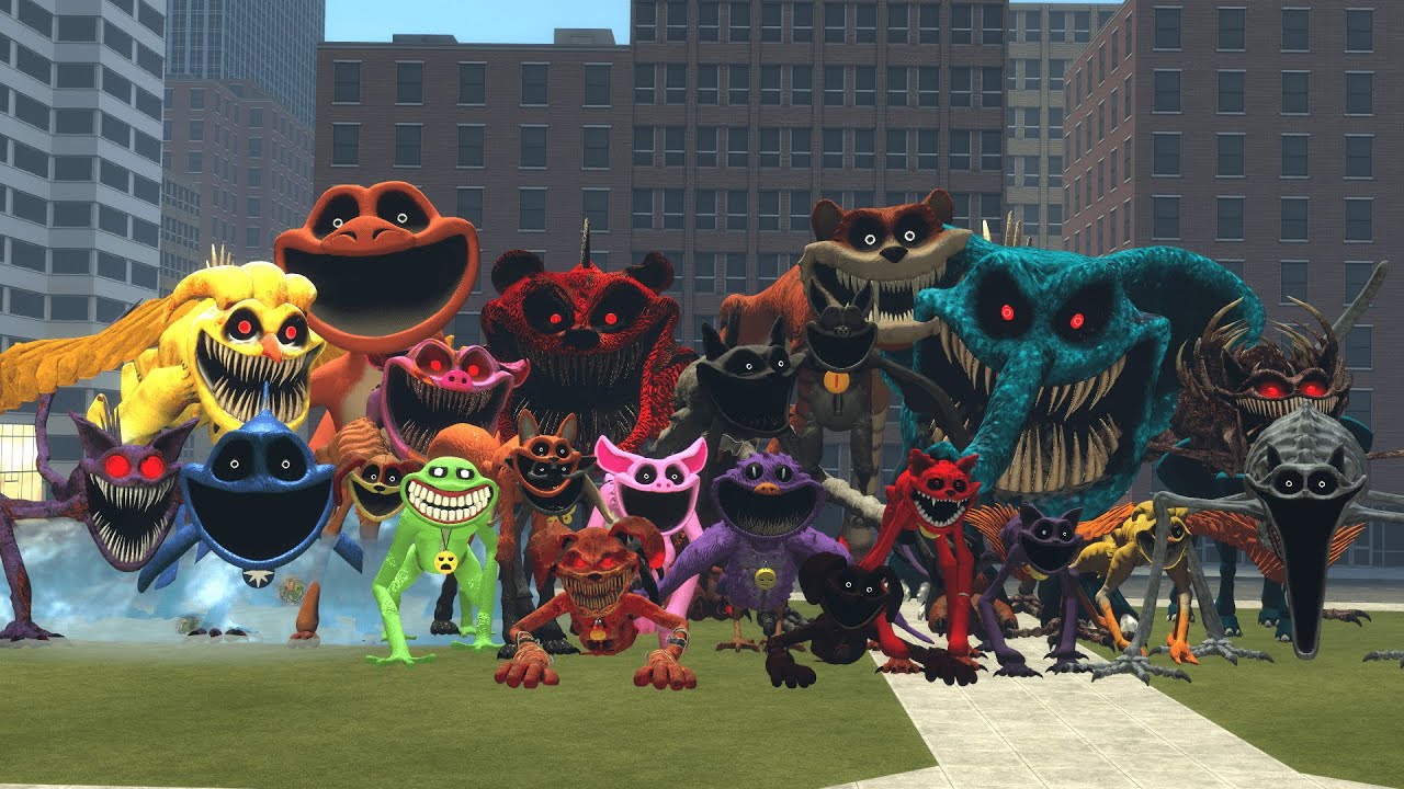 Surviving All Poppy Playtime Monsters | Garry's Mod