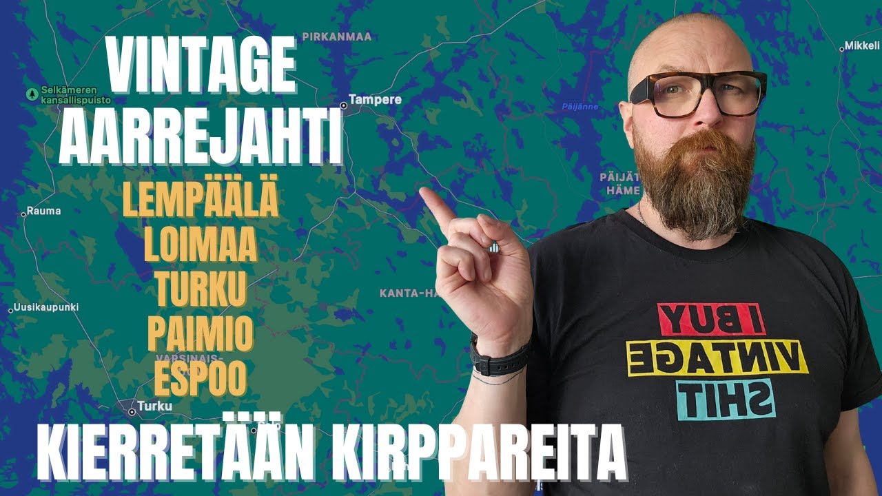 Kierretään kirpputoreja.   Lempäälä - Loimaa -Turku - Paimio -  Espoo