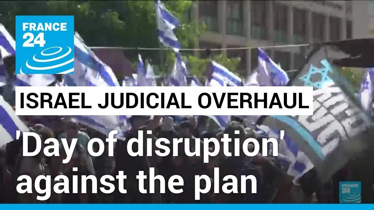 Israeli protesters block highways in a 'day of disruption' against judicial overhaul plan