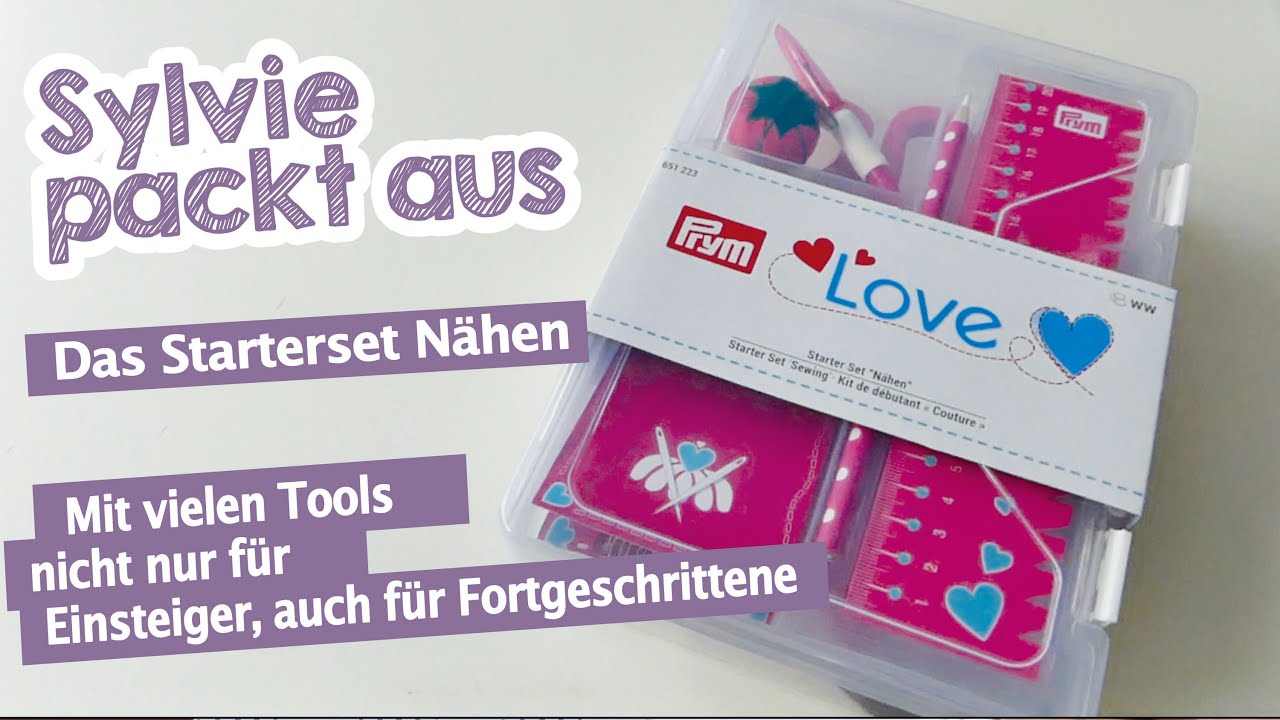 Sylvie packt aus - nützliche Helfer - das Starterset Nähen #unboxing #nähtools