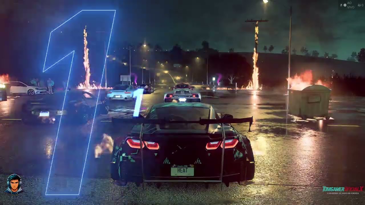 NFS Heat | A polícia quase acabou com a corrida… escapei por pouco 😱🚓