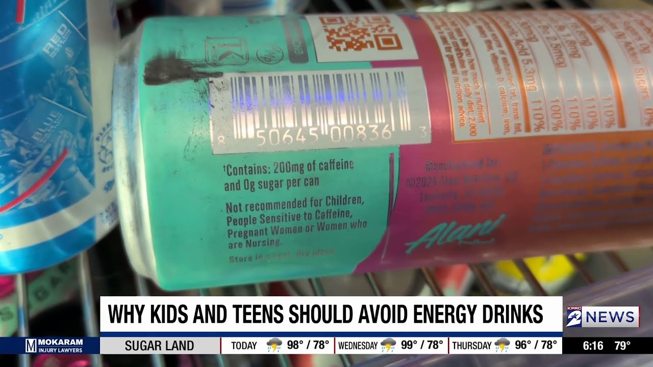Why kids and teens should avoid energy drinks