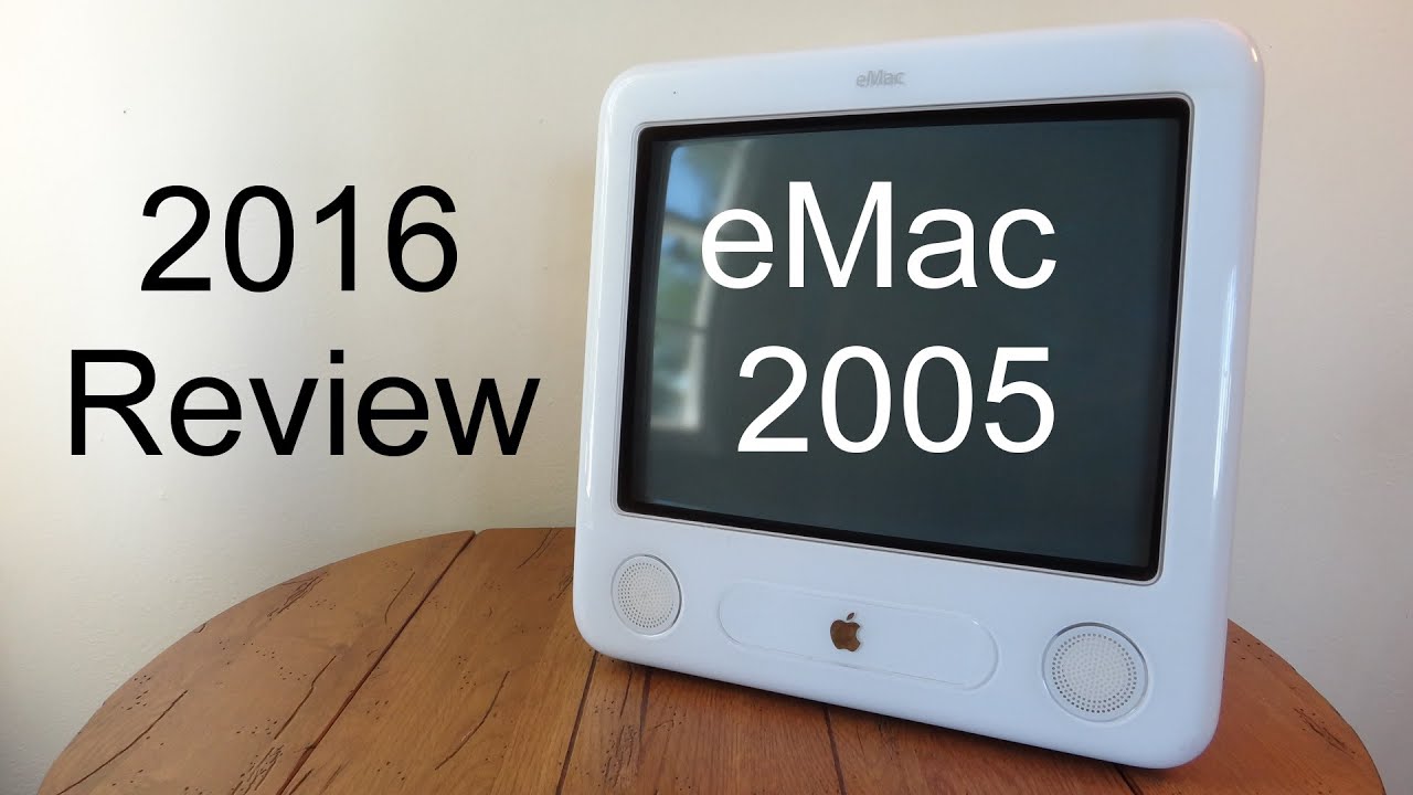 Apple eMac 2005 PowerPC G4 (обзор 2016 года)