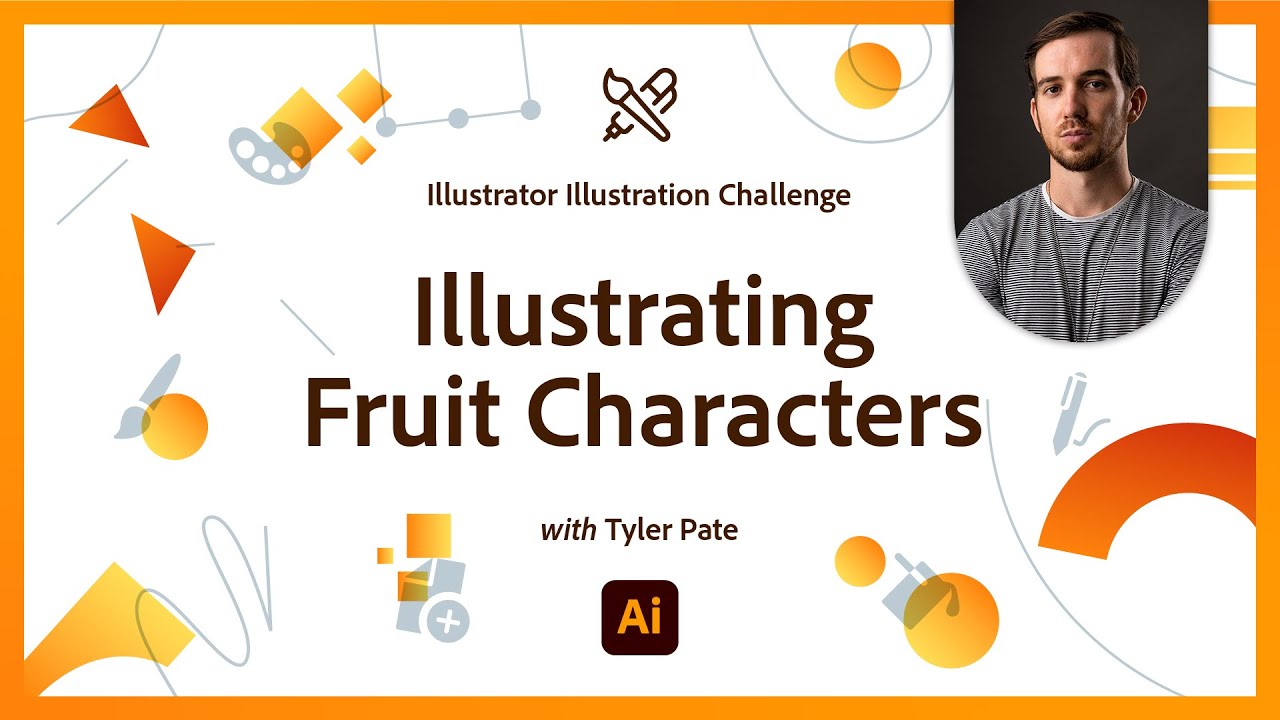 Illustrating Fruit Characters | Illustrator Illustration Challenge