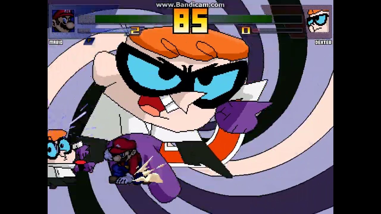 MUGEN battle #8984: Mario vs Dexter