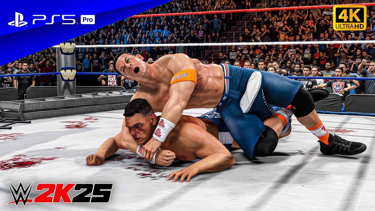 WWE 2K25 - Джон Сина против Гюнтера - Полный матч на SNME 2025 | PS5&trade; Pro [4K60]