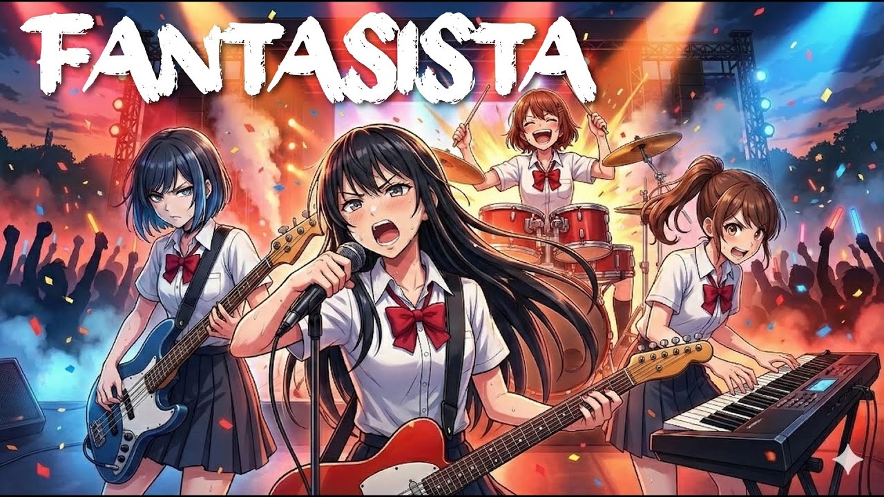 Fantasista - Dragon Ash/ 永愛高校軽音部 (AI Band Cover)