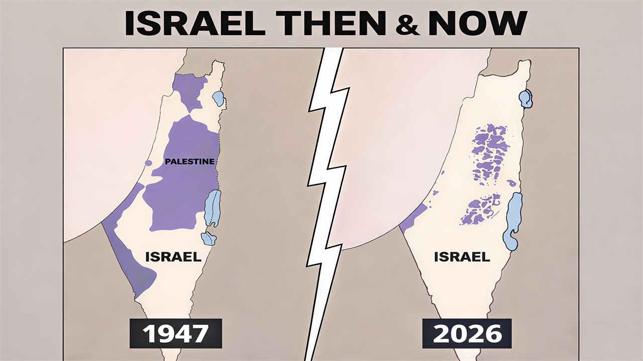 How Israel&rsquo;s borders changed over time