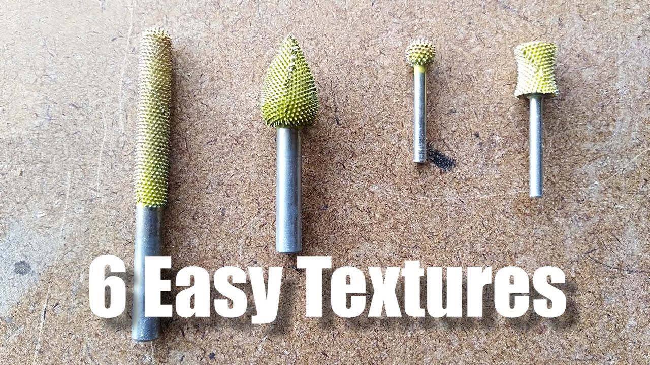 6 Textures With The Saburr Tooth Burrs - Woodworking & Textures