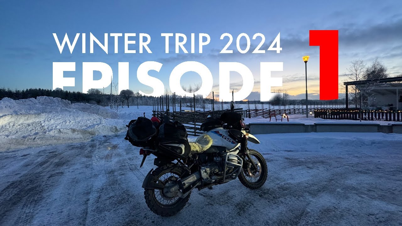 Motorcycle winter driving Sweden (S1-EP1) BTS