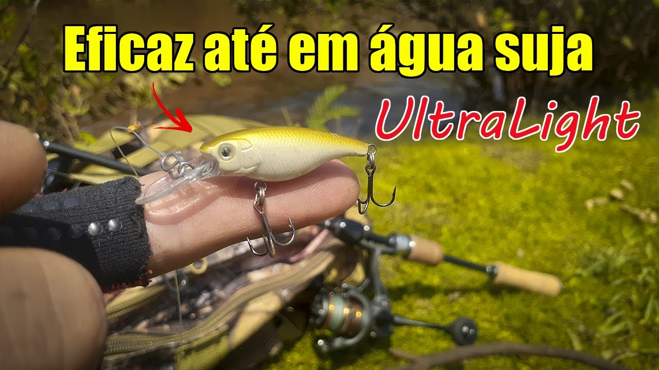 OS ROBALOS NÃO RESISTEM A BICUDINHA - MICRO ISCA PESCA ULTRA LIGHT