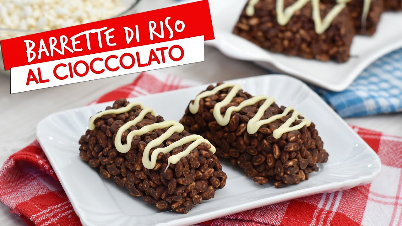 Barrette di riso al cioccolato: ricetta facile e veloce