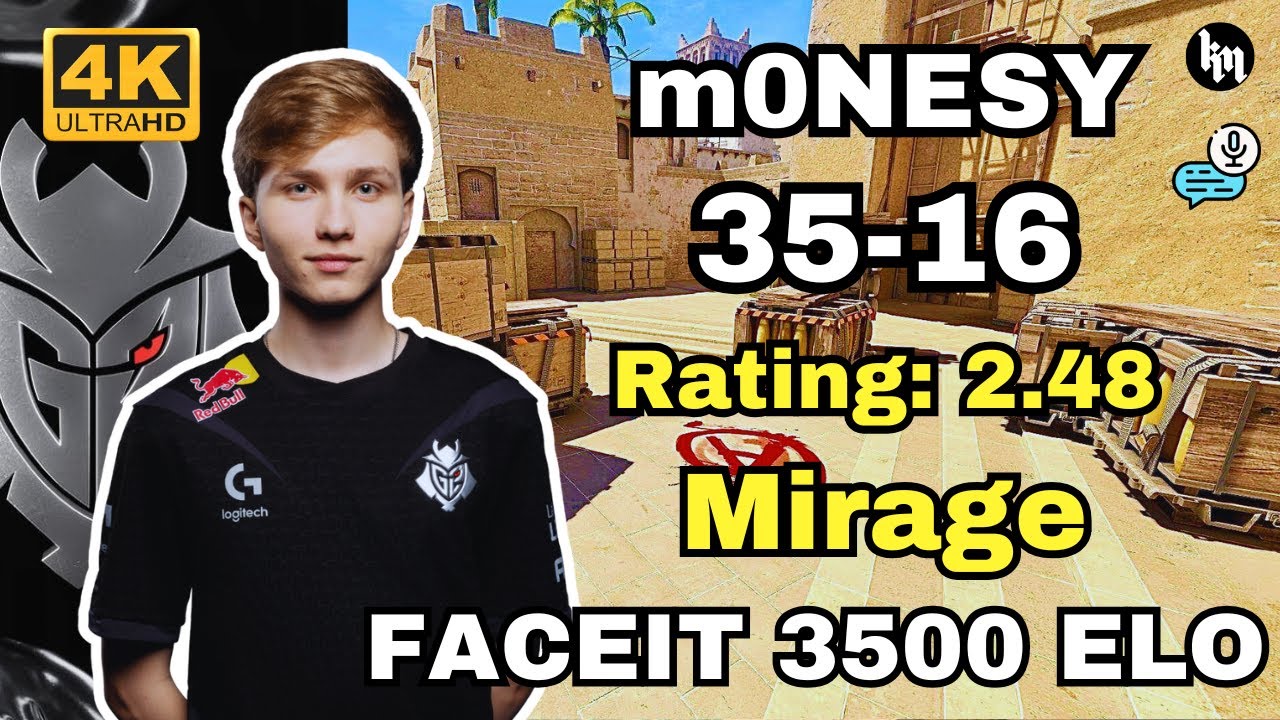 Double ACE! m0NESY (35-16) (mirage) | FACEIT 3500 ELO | Jan 30, 2025 | CS2 POV/DEMO