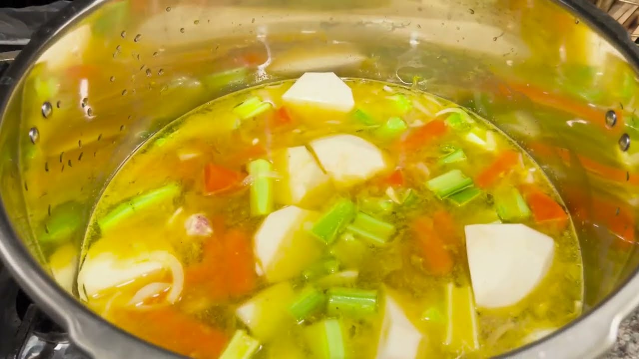Chicken soup #fyp #food #delicious #cooking #goviral #chicken ￼