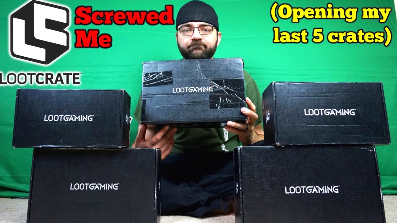 Loot Crate Screwed Me │ Opening my last 5 Loot Gaming Crates │ UPDATE IN PINNED COMMENT