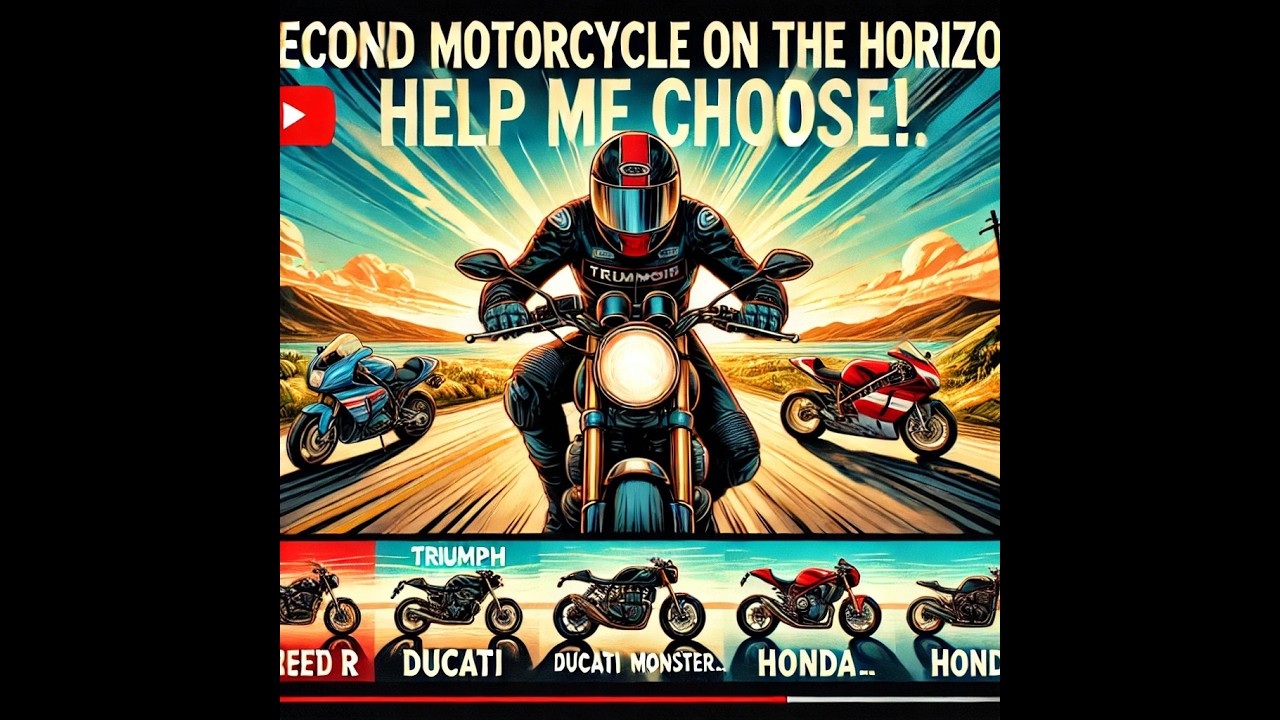 Drugi Motocykl na Horyzoncie! Triumph, Ducati, Honda... Pom&oacute;żcie Mi Wybrać! #motovlog