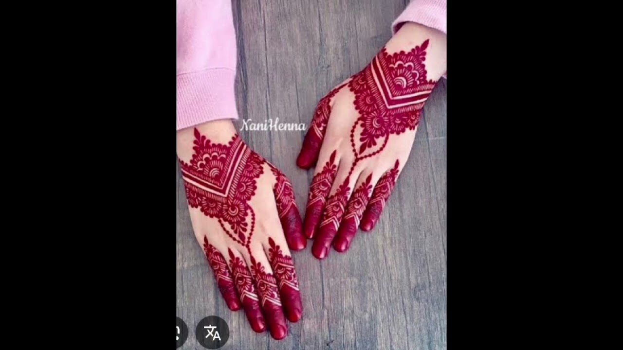 Letest stylish simple beautiful bridel party wear mehendi designs 🌹💕💕 shadi spicial #viralvideo