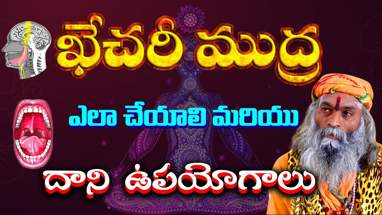 ఖేచరీ ముద్ర ఎలా చేయాలి మరియు దాని ఉపయోగాలు  | Ramanananda Bharati #sreesannidhitv