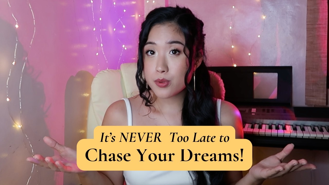 is it too late to chase your dreams? if you're in your 20s, watch this.