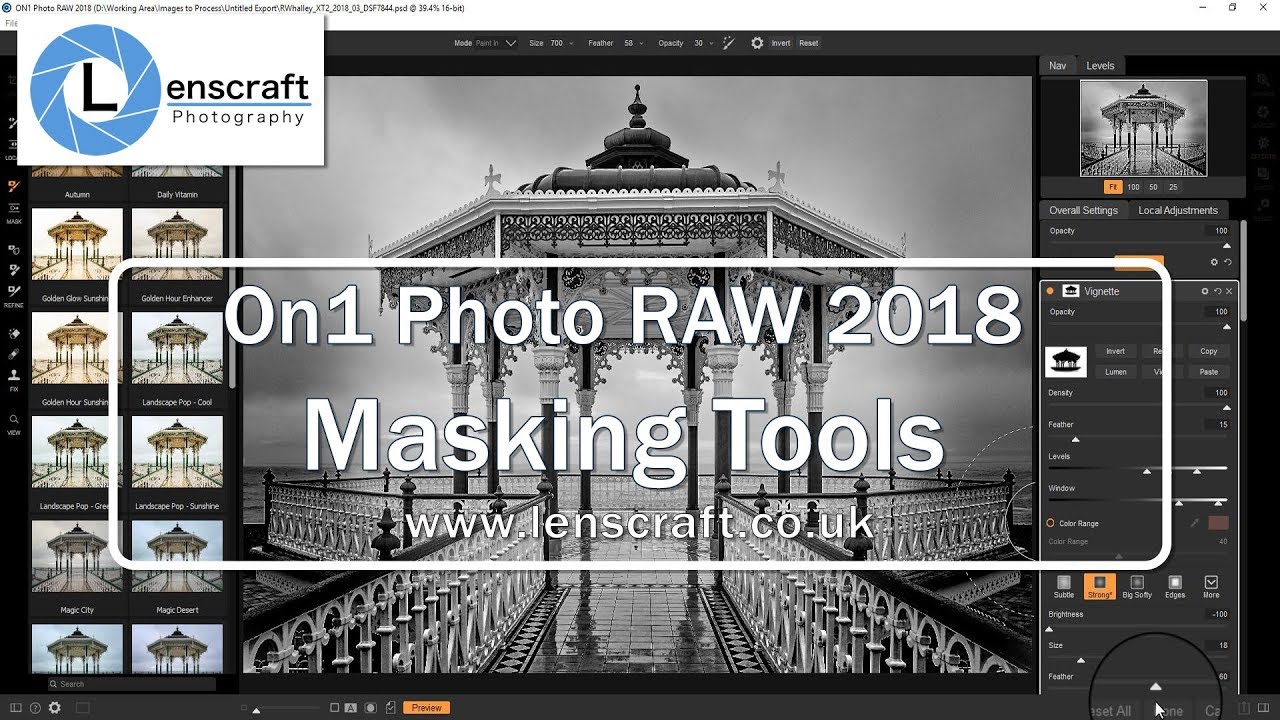 On1 Photo RAW 2018 Masking Tools