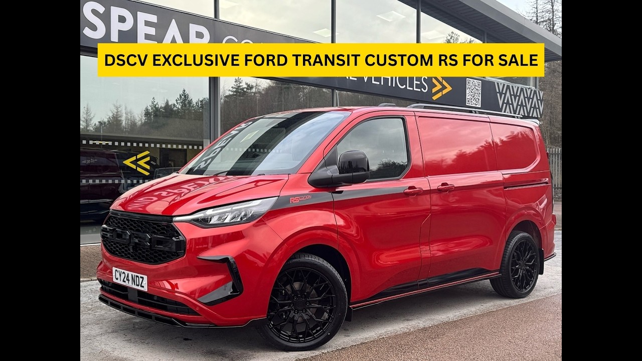 DSCV EXCLUSIVE FORD TRANSIT CUSTOM RS FOR SALE