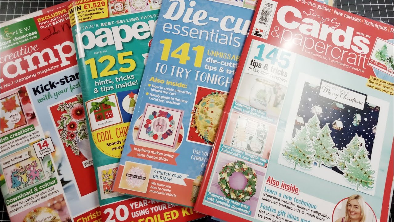 LIVE | UK Christmas Craft Magazines & Craft Haul
