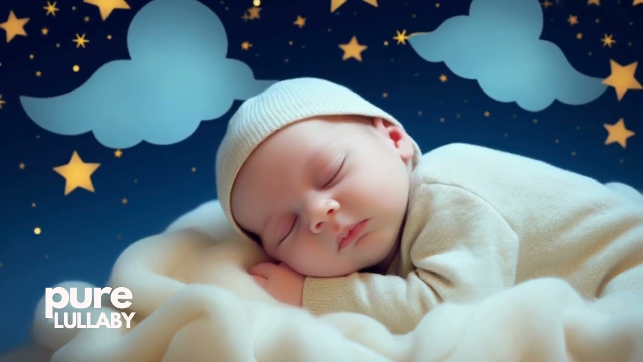 Nighttime Baby Sleep Music 🌜 Mozart Brahms Lullaby 🎶 Drift Into Deep Night Peace