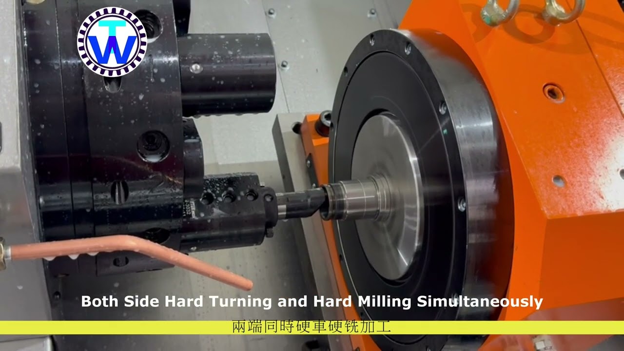 Special Central Spindle Double End Hard Turning Hard Milling Machine 中置主軸兩端同時硬車硬铣專用機 WT-740S