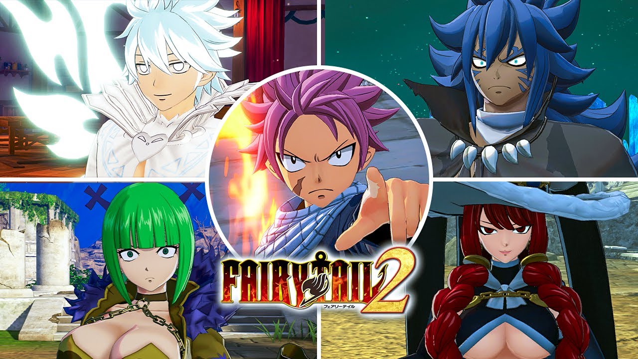 FAIRY TAIL 2 - All Bosses Fight and Ending