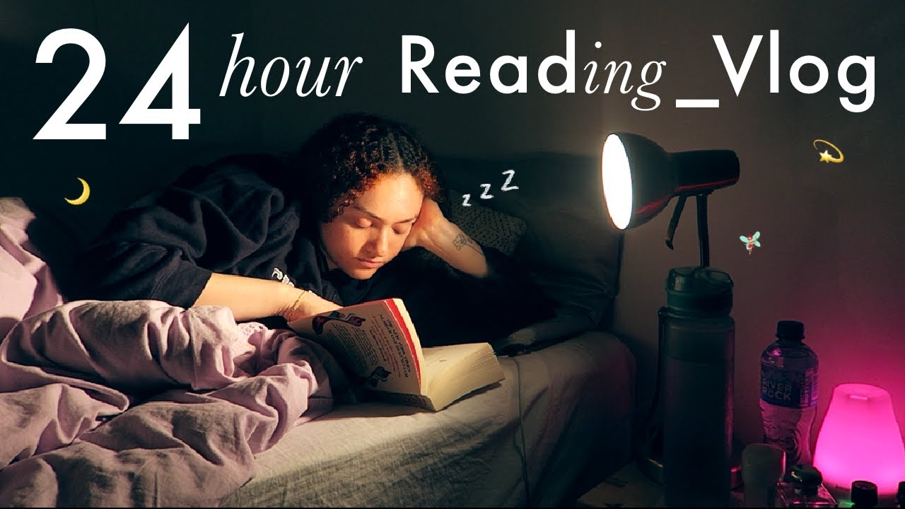 24 hour reading challenge 🌙 reading as much as i can in a day!
