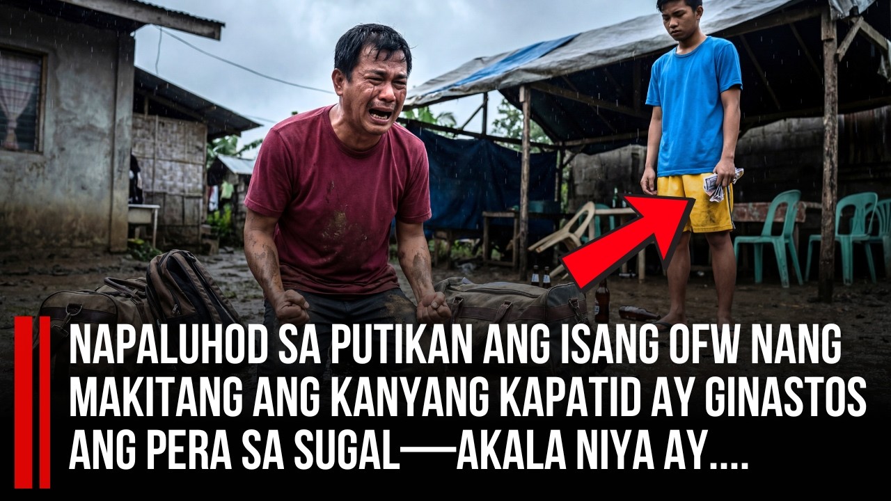 NAPALUHOD SA PUTIKAN ANG ISANG OFW nang makitang ang kanyang kapatid ay ginastos ang pera sa sugal