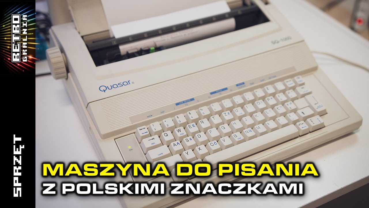 ⌨️ Maszyna do pisania - SQ-1000, szkoda że nie Commodore  (RG#387)