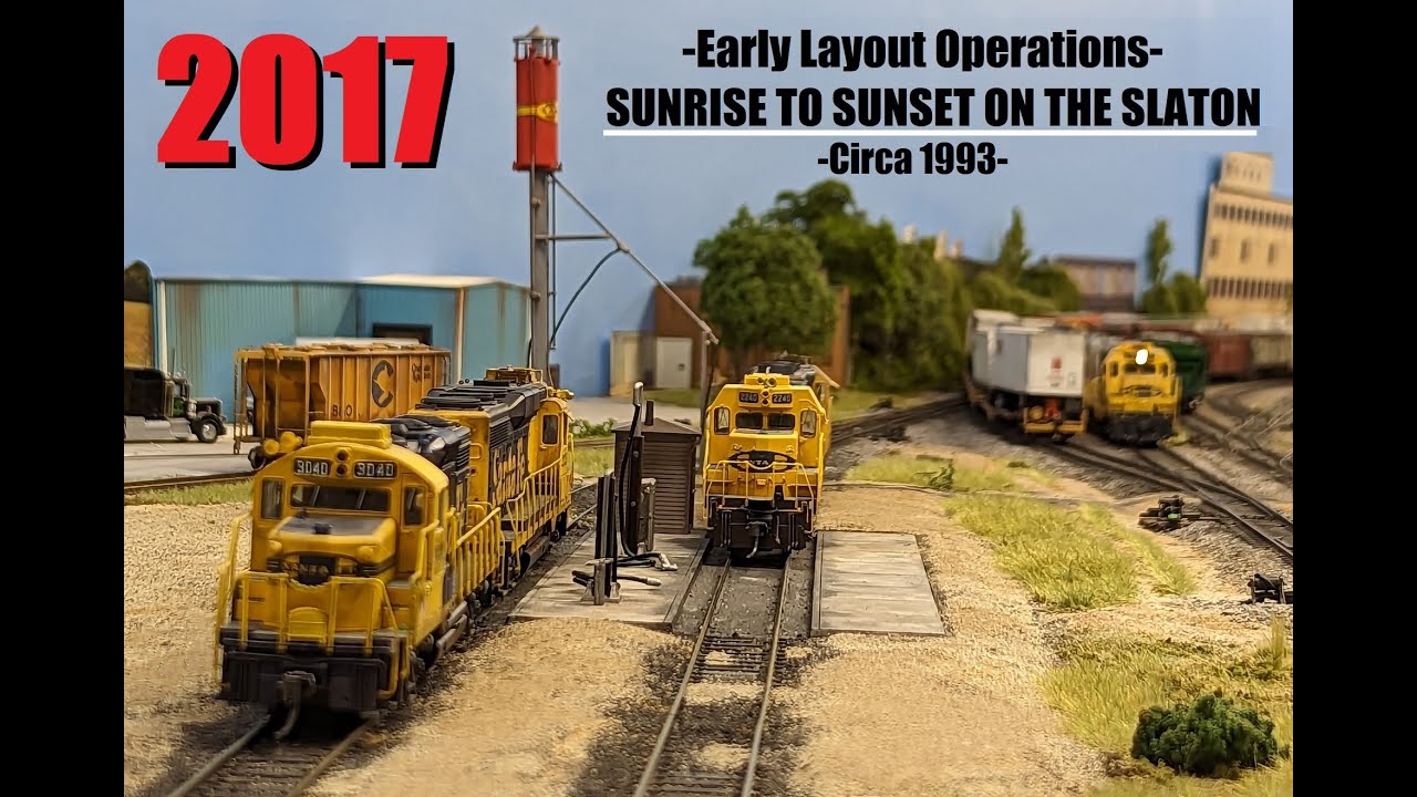 Sunrise to Sunset on the Slaton - HO Scale Model Railroad Operations
