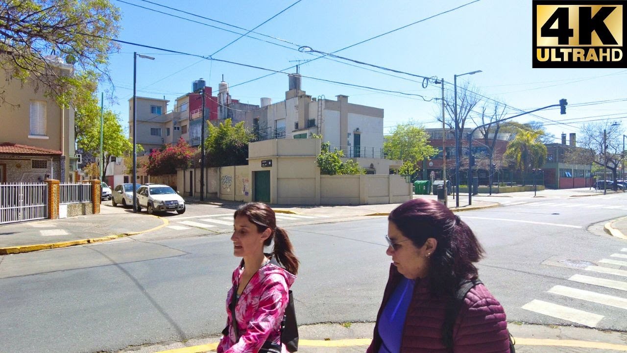 Una mañana calurosa por el barrio de Floresta en Buenos Aires Virtual Walking Tour October 2023 [4K]