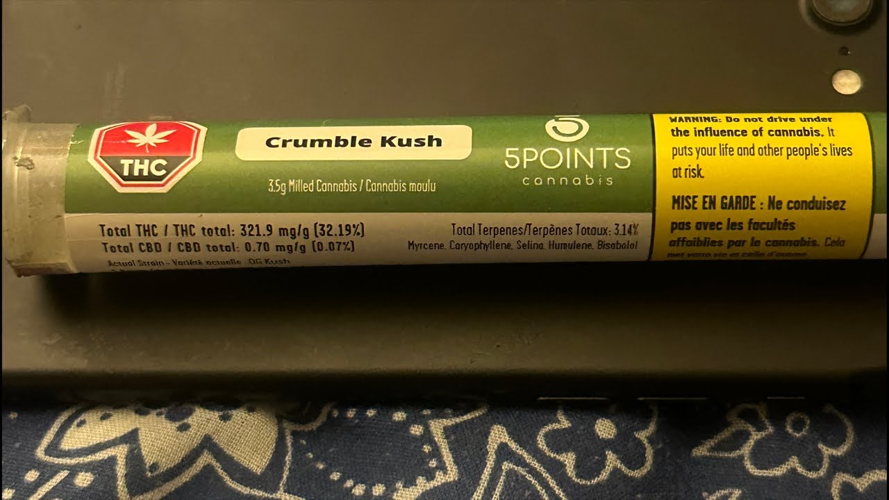 Crumble Kush ￼32.7% 🫠 THC INDICA 🫣