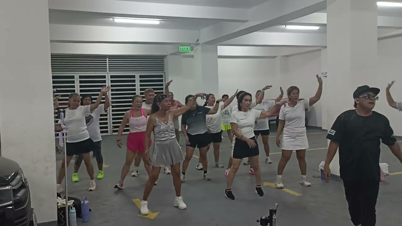 @KNN_NEWS Wednesday zumba with ZIN Marjon. Music belongs to the rightful owner 