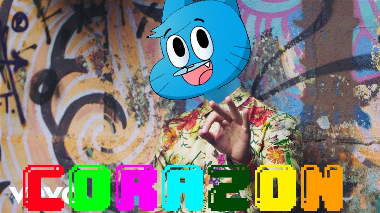 Gumball sing Corazón by Maluma ft Nego do Borell [Cartoon Cover]