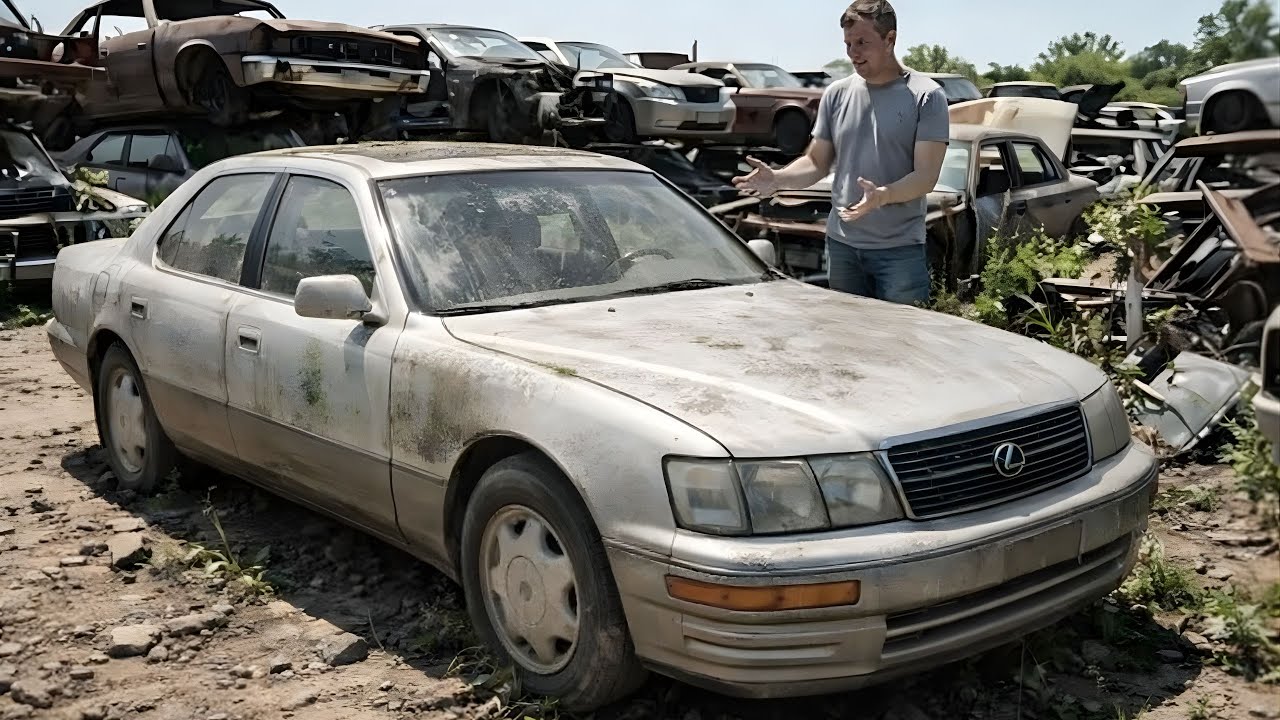 ASMR Car Restoration Full Rebuild of Lexus LS400 1994 from Abandoned Condition to Factory New