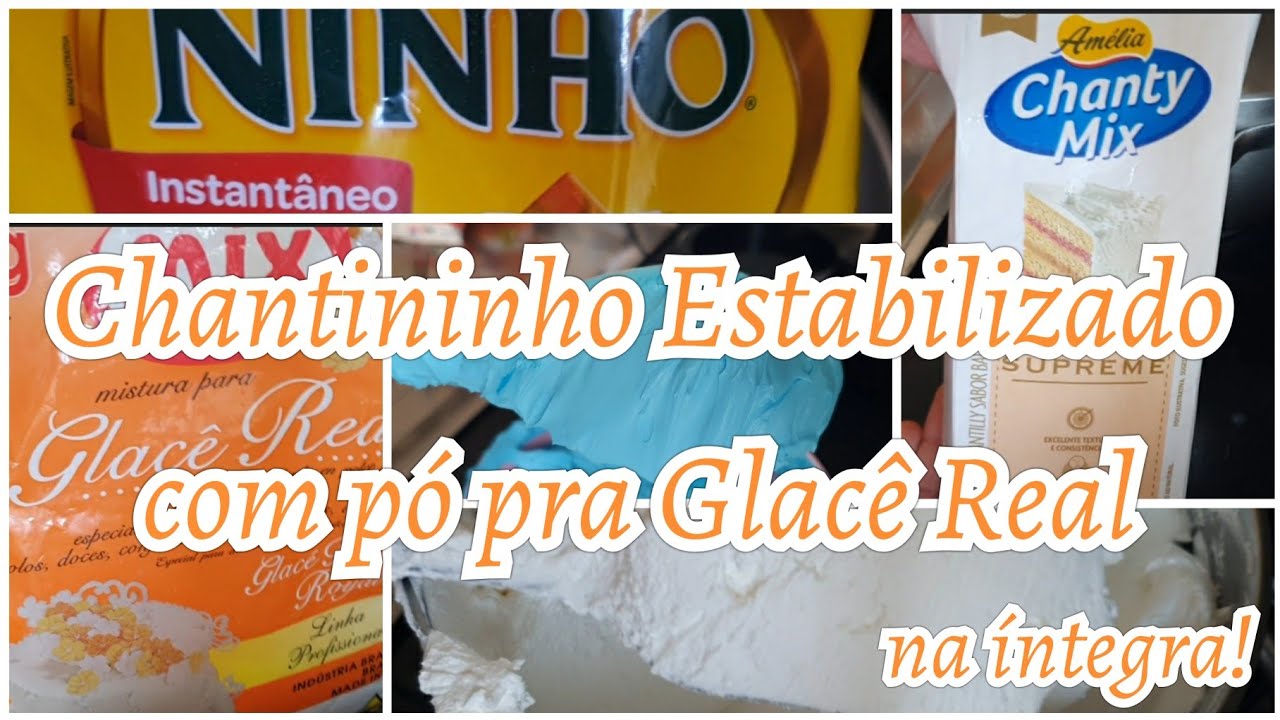 PAP CHANTININHO ESTABILIZADO COM PÓ PRA GLACÊ REAL | NUNCA MAIS ERRE O PONTO | ATELIÊ DOCE - ATELIÊ