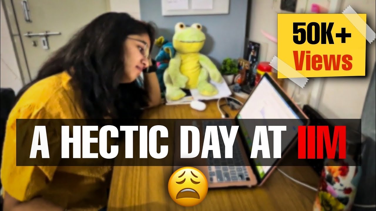 A hectic day at IIM 😪 | IIM Campus Life | IIM ROHTAK | Ankusha Patil
