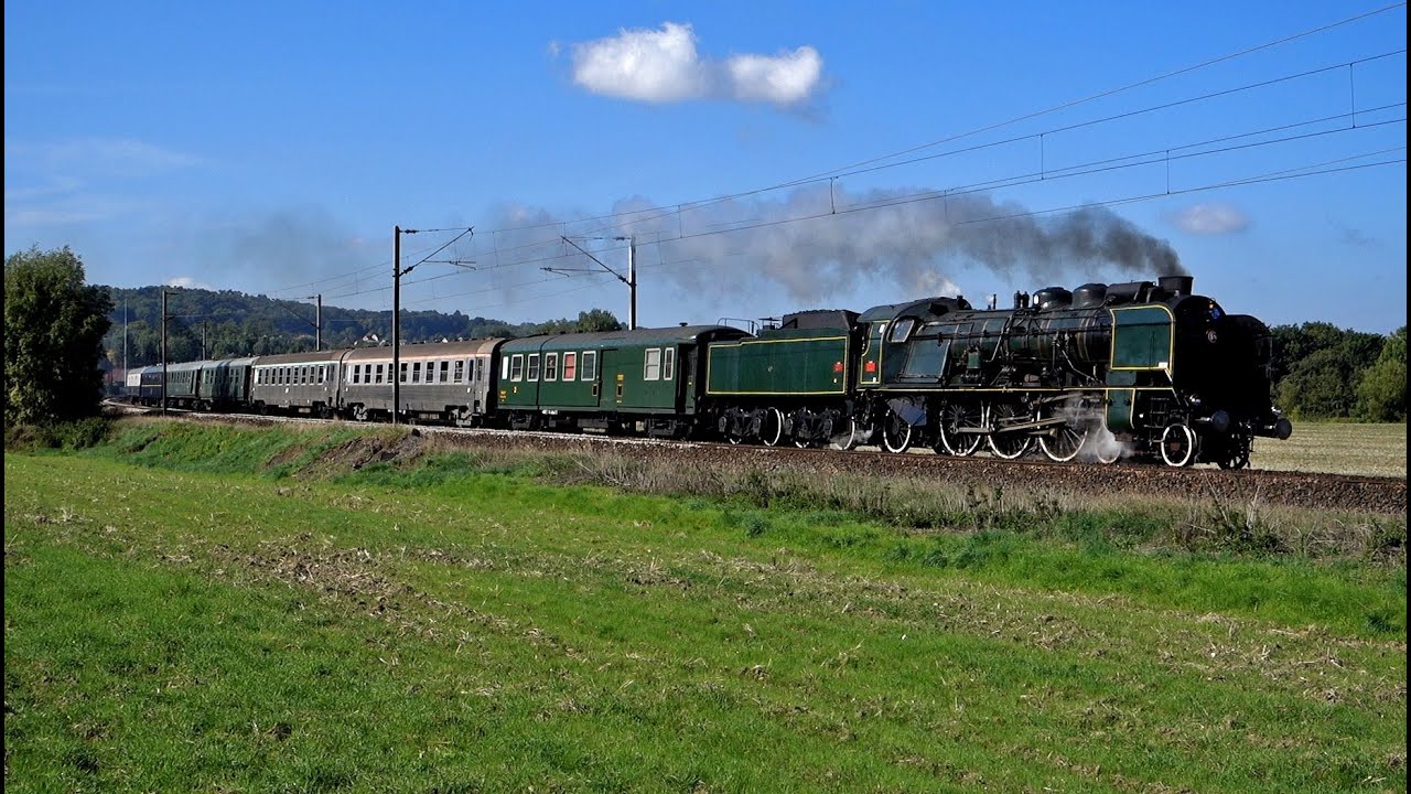 Locomotive à vapeur 231K8 - Voyage en Champagne 2015
