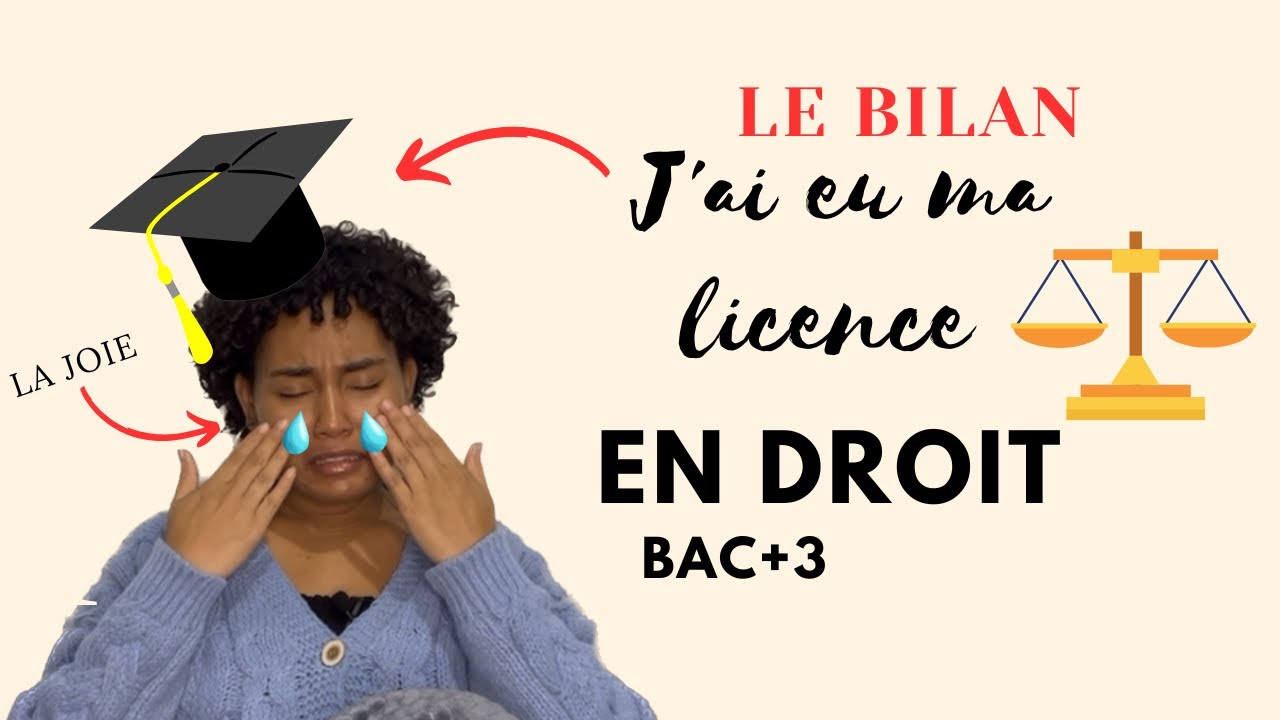 J’ai eu ma licence en droit, BAC+3 : le bilan 🎓⚖️