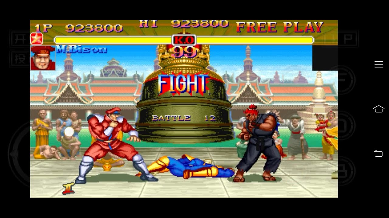 Hyper Street Fighter 2++:M.Bison(Normal) VS Bosses(Level 8 Hardest)